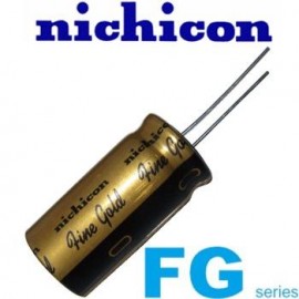4 Pcs. Nichicon Muse FG (Fine Gold) UFG1C471MPM 470uF 16V 10x20mm - Foto 13