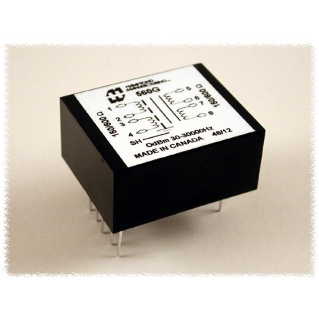 Hammond 560J - Matching Transf 150/600 ohm - 1,2K/4,8K ohm