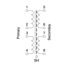 Hammond 560N - Matching Transf 150/600 ohm - 10K/40K ohm