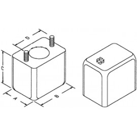 Hammond 850JA - Matching Transf 150/600 ohm - 1200/4800 ohm