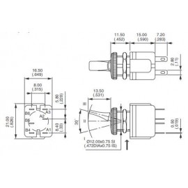 KM4646 Bipolar Toggle Switch