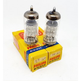 EF40 Philips Miniwatt NOS-NIB Pair (v1 - v2)