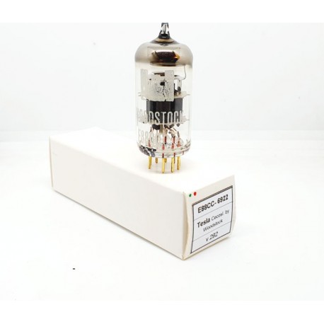 E88CC -6922 TESLA  Branded Woodstock Pin Gold NOS Single (v292)