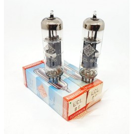 ECL86 - 6GW8 Telefunken Germany Diamond NOS-NIB Pair (v9 - v12)