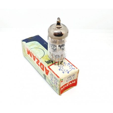 ECC81 -12AT7 ADZAM (Siemens & Halske Munich) NOS-NIB Single (v223)