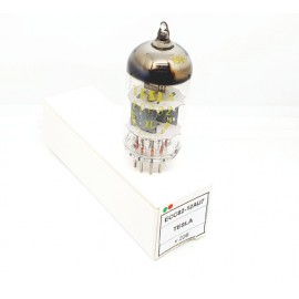 ECC82 - 12AT7 TESLA Cecoslovacchia Small Plates NOS Singola (v228)