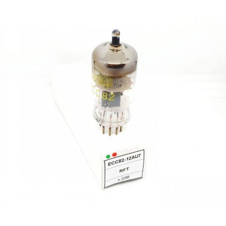 ECC82 - 12AT7 RFT Small Plates NOS Singola (v238)
