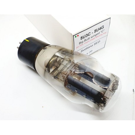 5U3C - 5U4G Sveltana SED winged "C"  1967 Year Single USED (v 20)