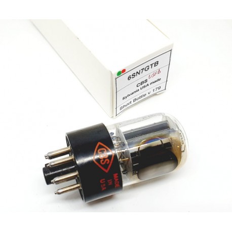 6SN7 GTB CBS USA UOS Short Bottle Singola Usata (v 179)