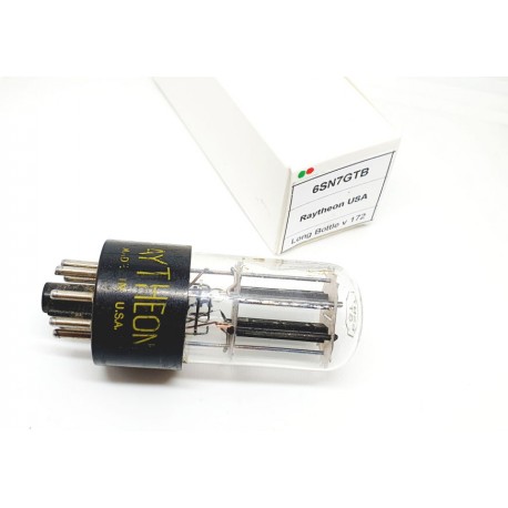 6SN7 GT RAYTHEON USA NOS Singola (v 172)