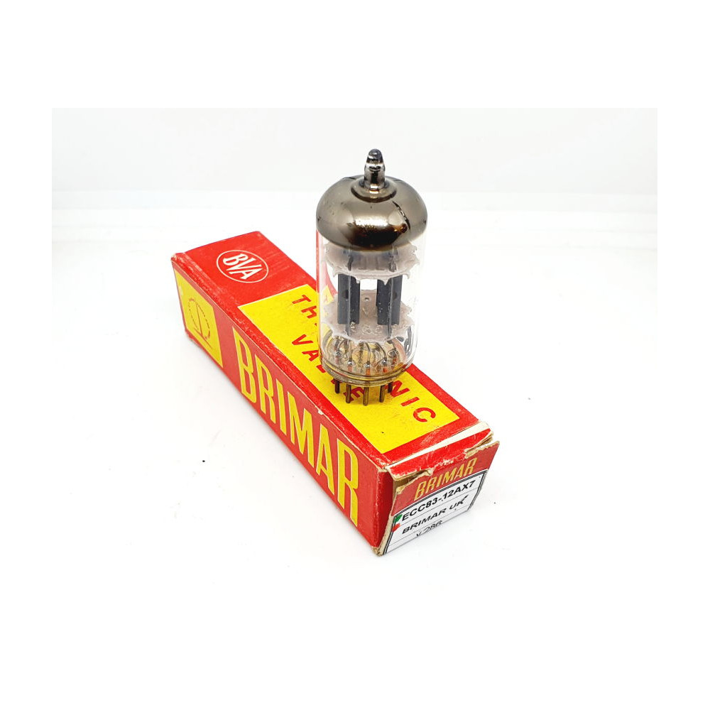 ECC83 - 12AX7 BRIMAR UK NOS-NIB Single v286