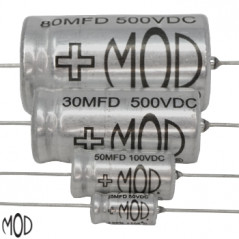 copy of MOD 1uf / 475v condensatore elettrolitico assiale 105°C