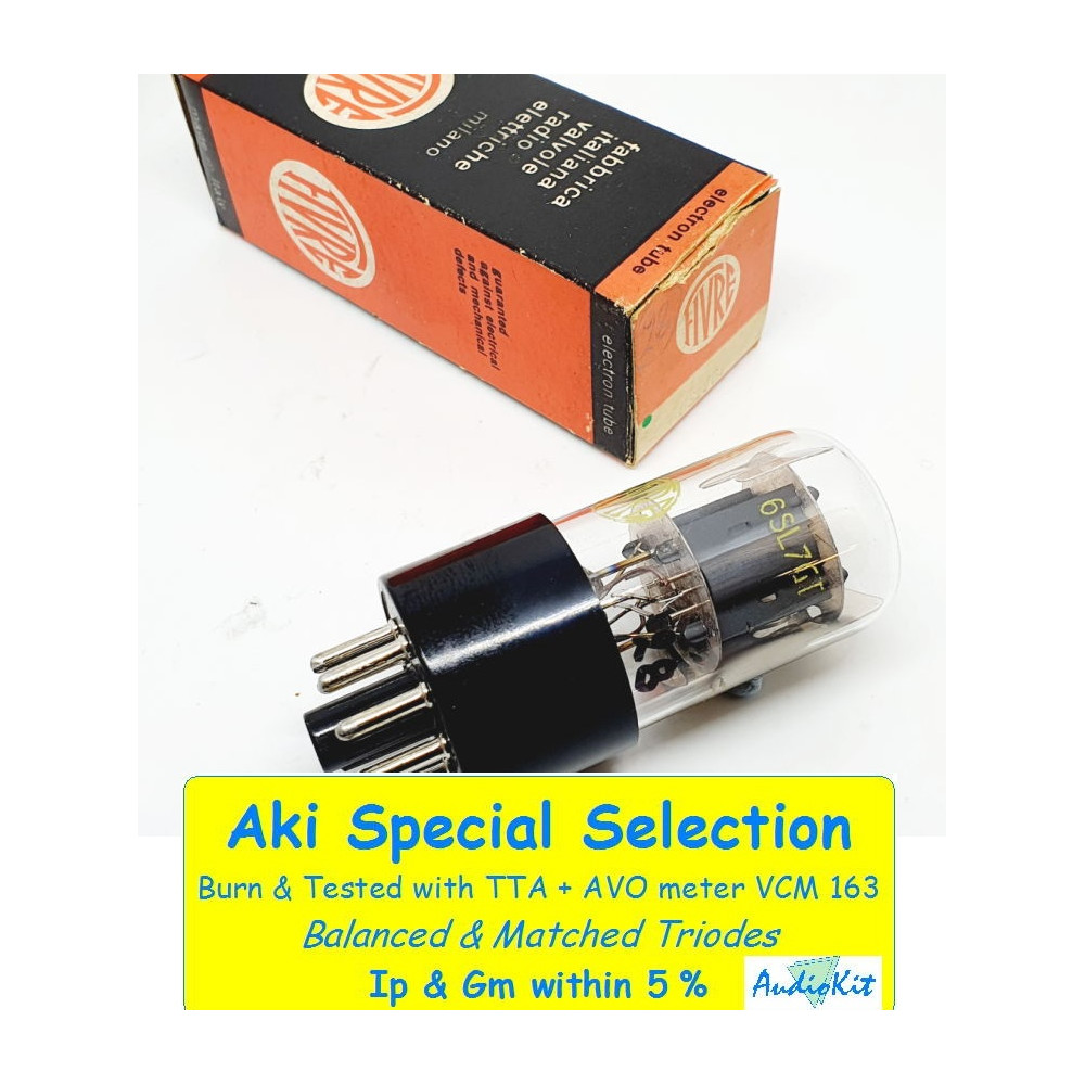 6SL7GT FIVRE NOS-NIB Black Base - 4% SPECIAL SELECTION - Singola (v28)