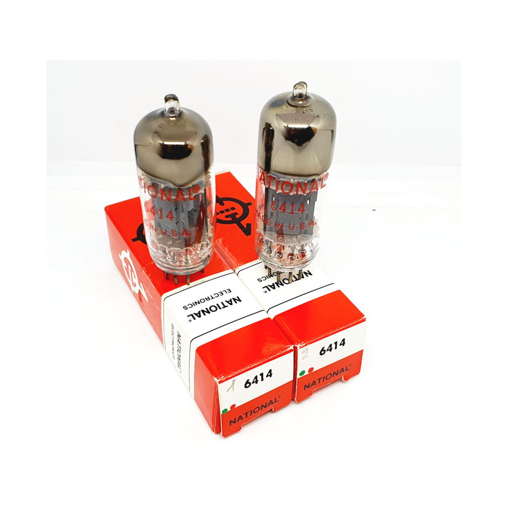 6414 National USA NOS-NIB Tripla Mica Pair (v1 - v2)