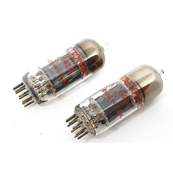 6414 National USA NOS-NIB Tripla Mica Pair (v1 - v2)