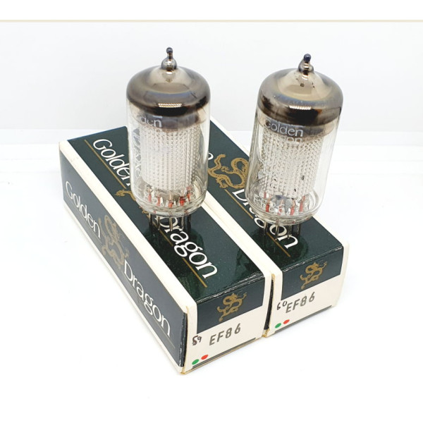 EF86 - 6CM8 Golden Dragon NOS - NIB Coppia (v59 - v60)