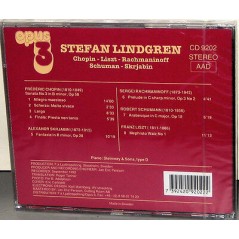 Stefan LINDGREN - CHOPIN, LISZT, RACHMANINOFF, SCHUMANN, SKRJABIN, (solo piano) - (CD)