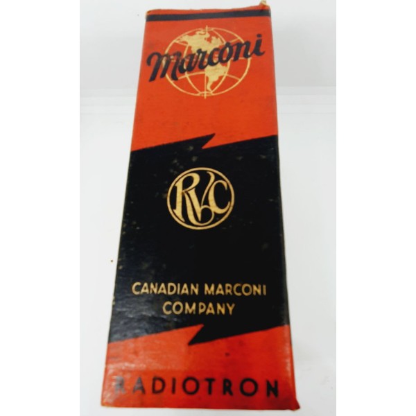 6V6G - VT107A JAN Marconi Radiotron RVC Canada NOS-NIB 1950 Pair (v1 - v2)