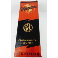 6V6G - VT107A JAN Marconi Radiotron RVC Canada NOS-NIB 1950 Pair (v1 - v2)