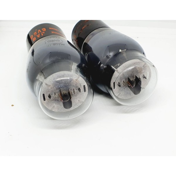 6V6G - VT107A JAN Marconi Radiotron RVC Canada NOS-NIB 1950 Pair (v1 - v2)