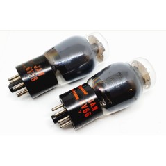 6V6G - VT107A JAN Marconi Radiotron RVC Canada NOS-NIB 1950 Pair (v1 - v2)