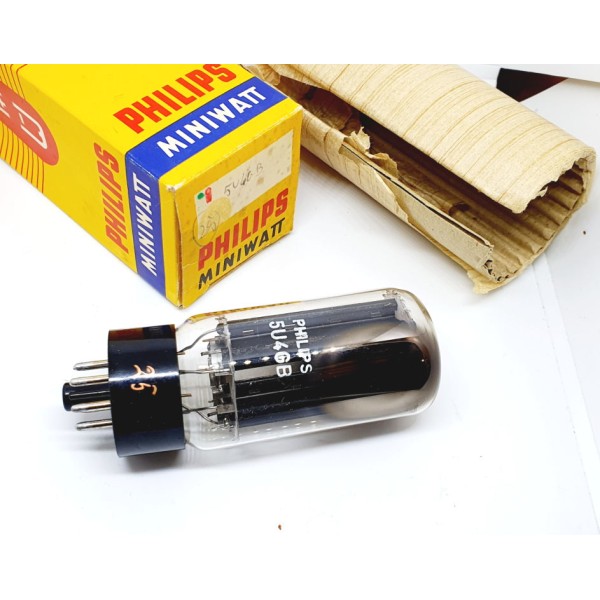 5U4G Philips Miniwatt NOS-NIB Singola (v25)