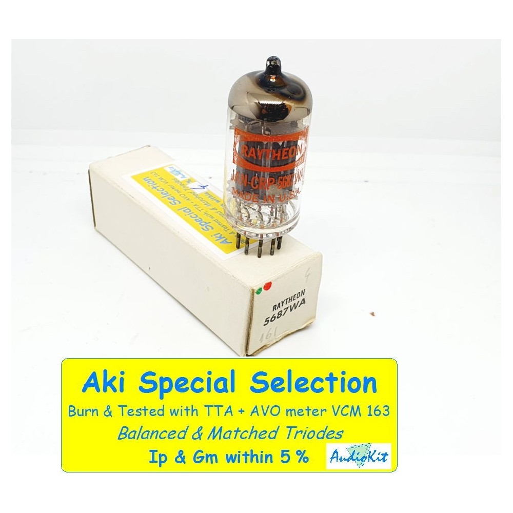 5687WA JAN-CRP Raytheon red print USA NOS-NIB - 4% SPECIAL SELECTION - Singola (V161)