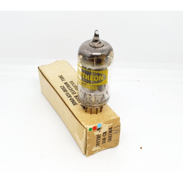 5687WA Raytheon yellow print USA NOS-NIB Singola USATA (v163)