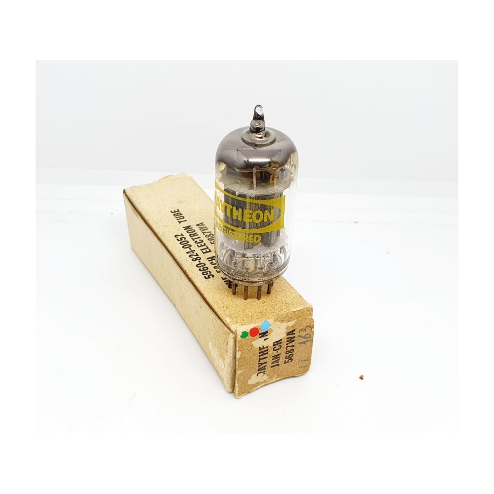 5687WA Raytheon yellow print USA NOS-NIB Singola USATA (v163)