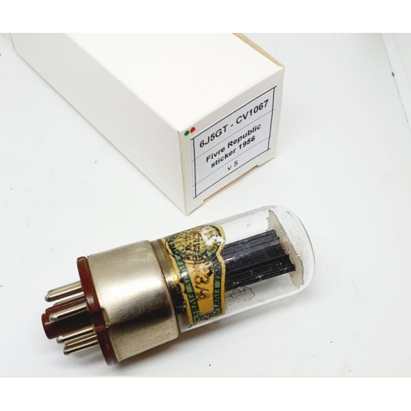 6J5GT FIVRE Italy 50,s metal base NOS Single (v5)