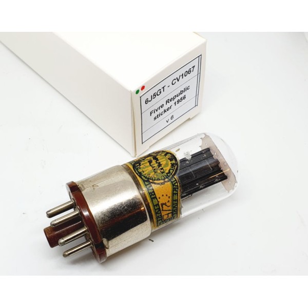 6J5GT FIVRE Italy 50,s metal base NOS Single (v5)