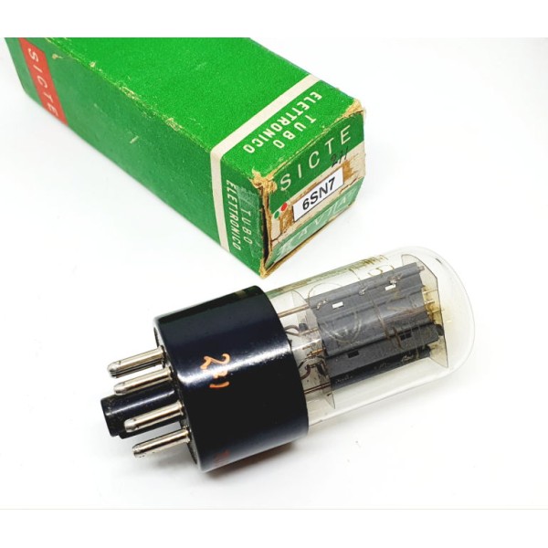 6SN7 Sicte Italy Pavia NOS-NIB Singola (v 271)