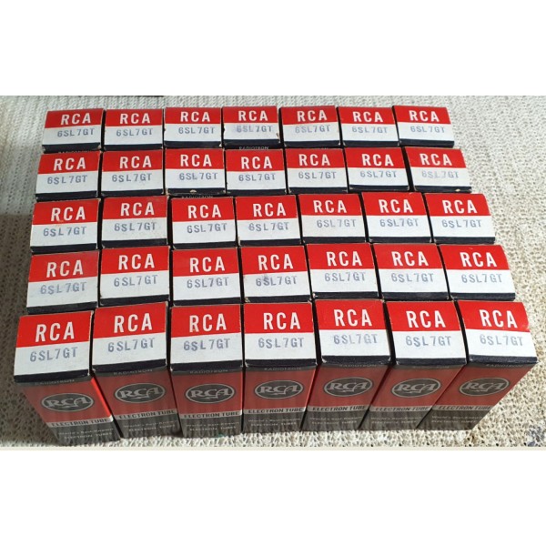 6SL7GT - VT229GT RCA USA  NOS-NIB - 5% SPECIAL SELECTION - Coppia (v45 - v66)