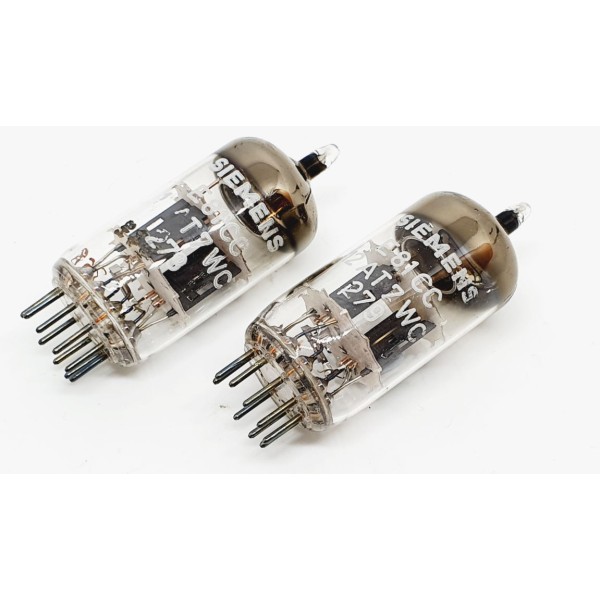 E81CC - 12AT7WC SIEMENS NOS-NIB Pair (v259 - v267)