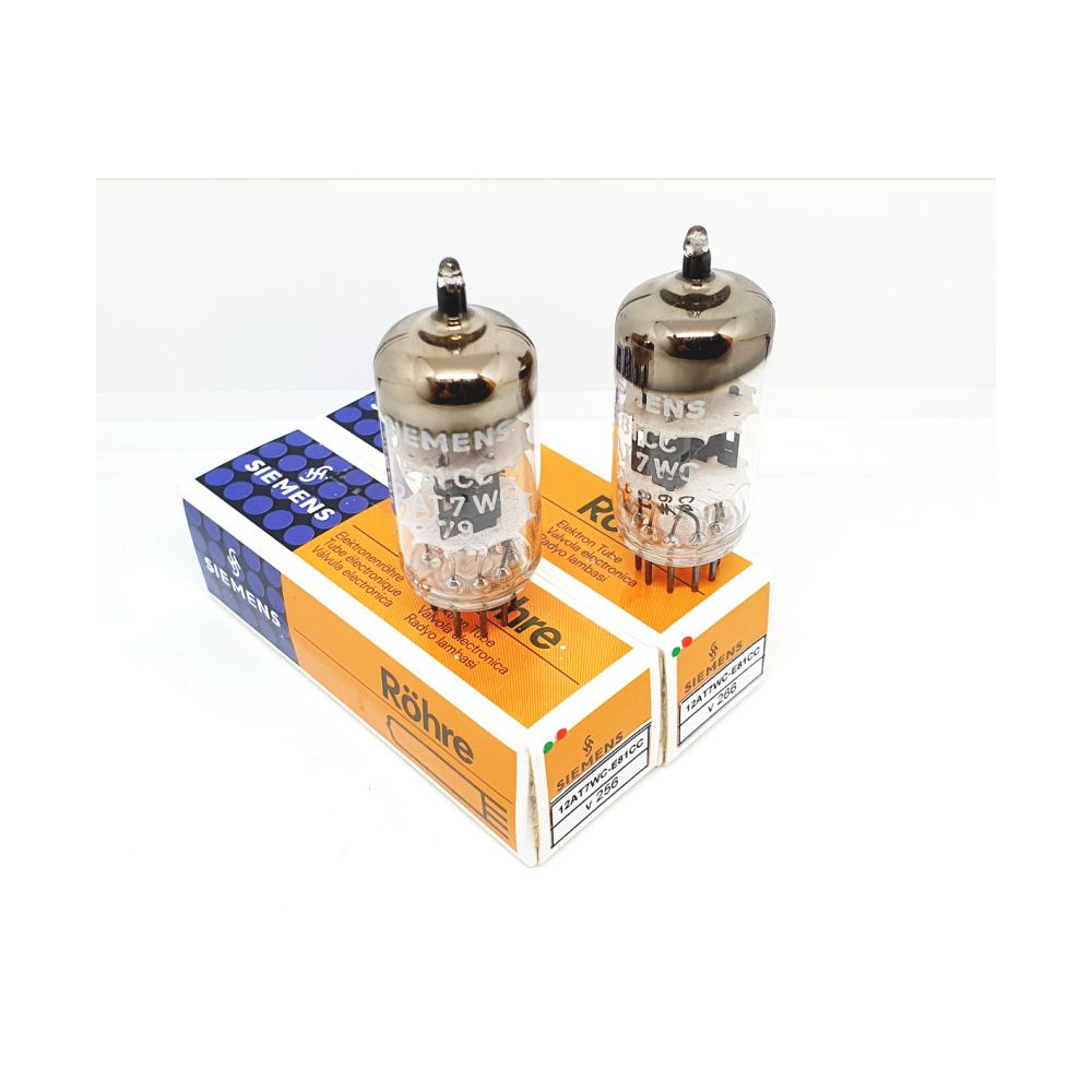 E81CC - 12AT7WC SIEMENS NOS-NIB Pair (v255 - v262)