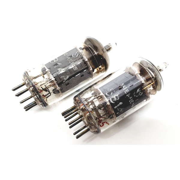 5814A - E82CC Siemens Triple Mica UOS Coppia Usate (v45 - v54)