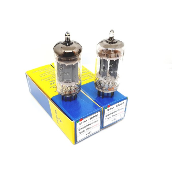 5814A - E82CC Siemens Triple Mica UOS Coppia Usate (v45 - v54)