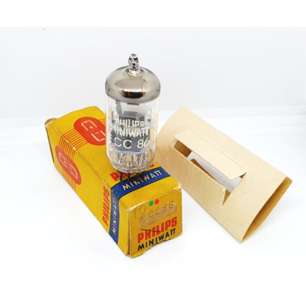 ECC86 - 6GM8 Philips Miniwatt NOS-NIB Singola (v10)