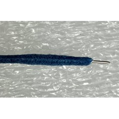 Cavo AWG 22 solid core cotone rame stagnato push back wire - Blu