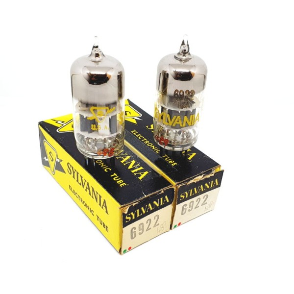 6922 - E88CC SYLVANIA USA NOS-NIB Coppia (v488 - v489)