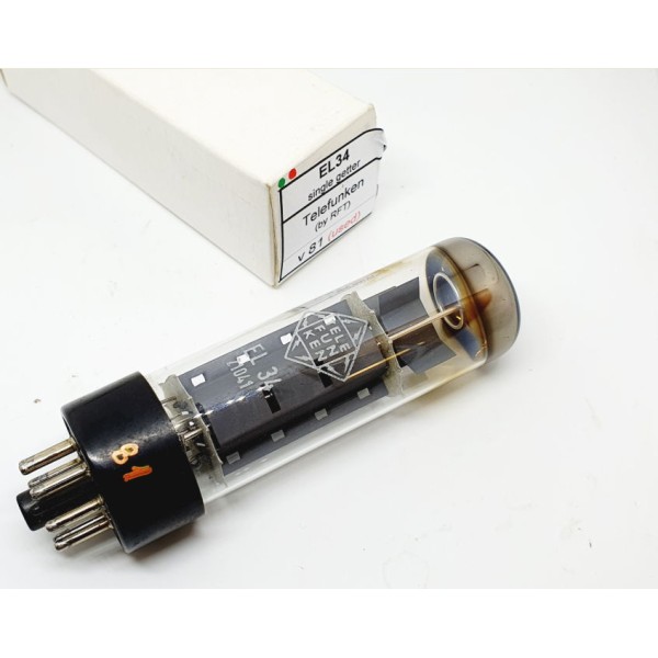 EL34 Telefunken Germany by RFT UOS Singola Usata (v81)