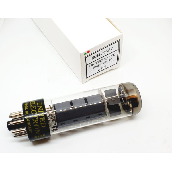 EL34 UNITED by RFT Germany/ Hungary NOS Singola (v58)