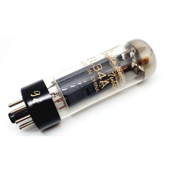 EL34A Electron Tube Cina NOS Singola (v92)