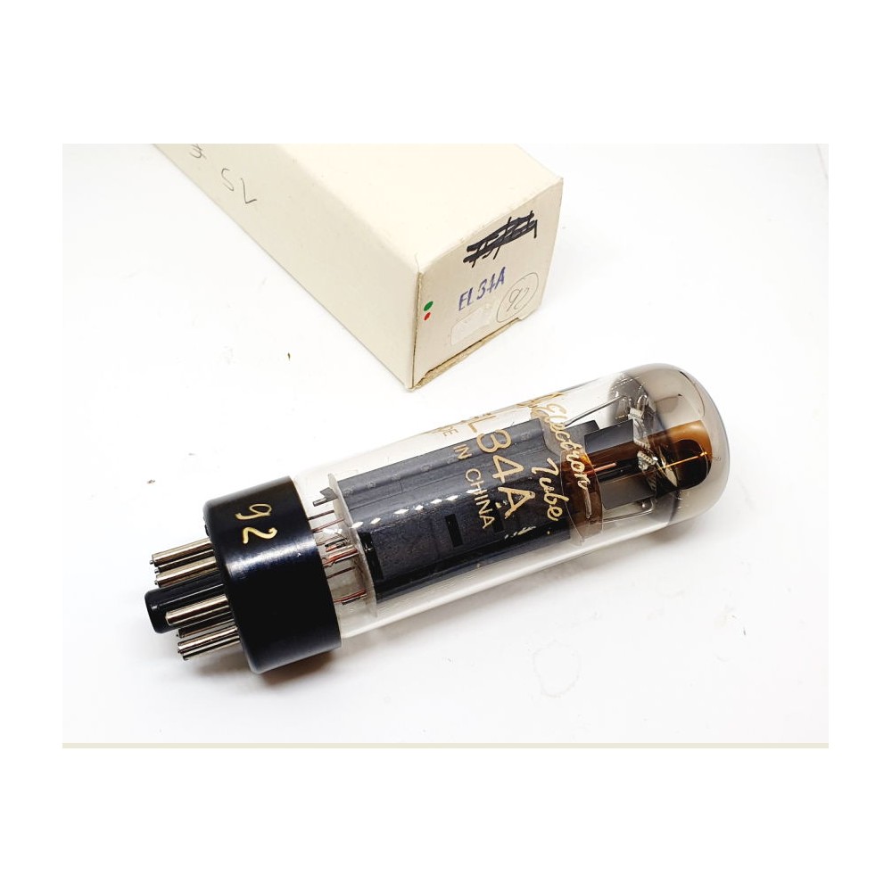 EL34A Electron Tube Cina NOS Singola (v92)