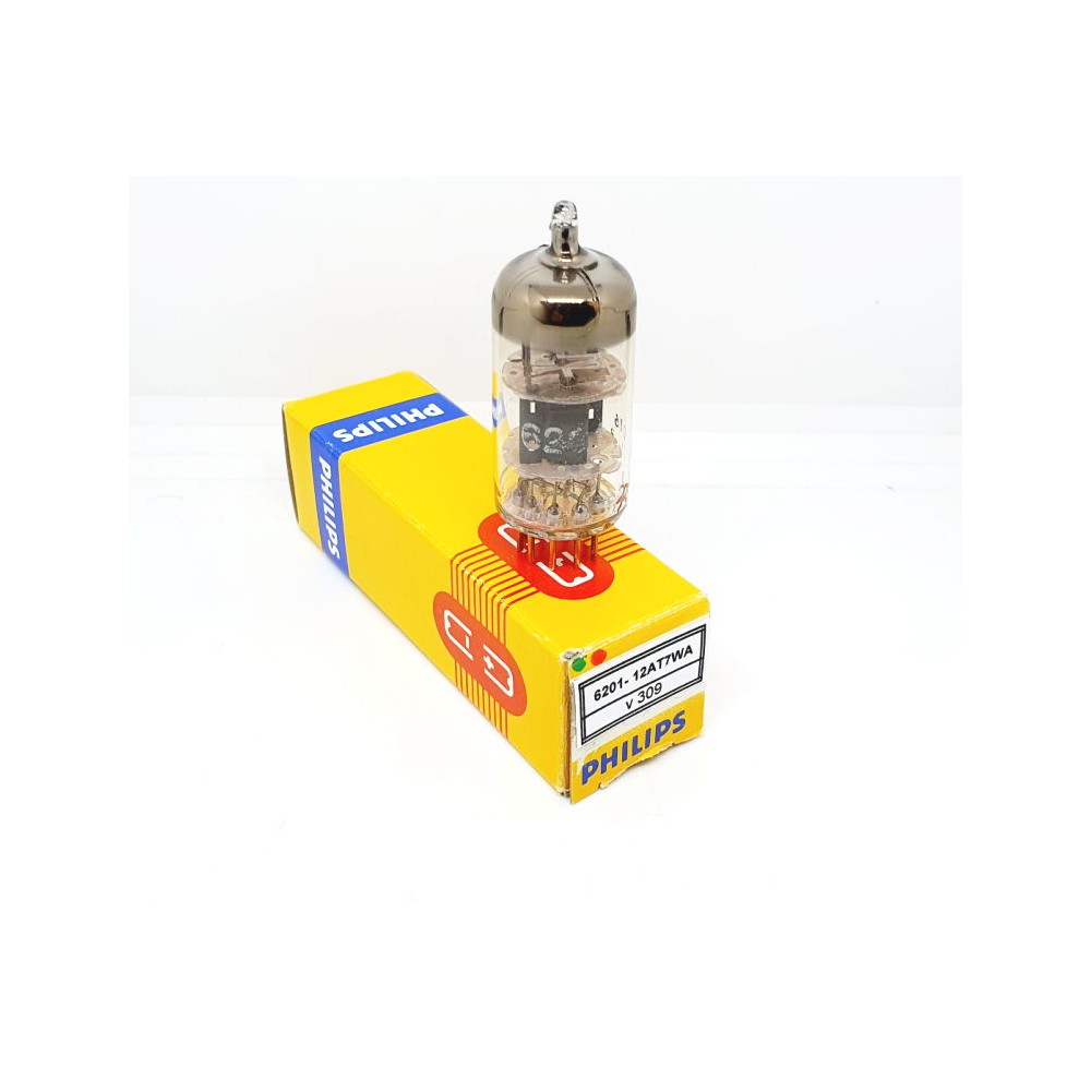6201 - E81CC - 12AT7WC SQ Gold Pin PHILIPS NOS-NIB Singola (v309)