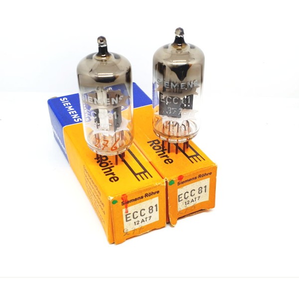 ECC81 - 12AT7 SIEMENS NOS-NIB Coppia (v276 - v277)