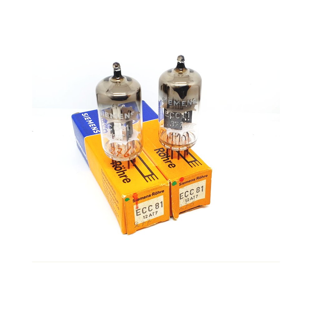 ECC81 - 12AT7 SIEMENS NOS-NIB Pair (v276 - v277)
