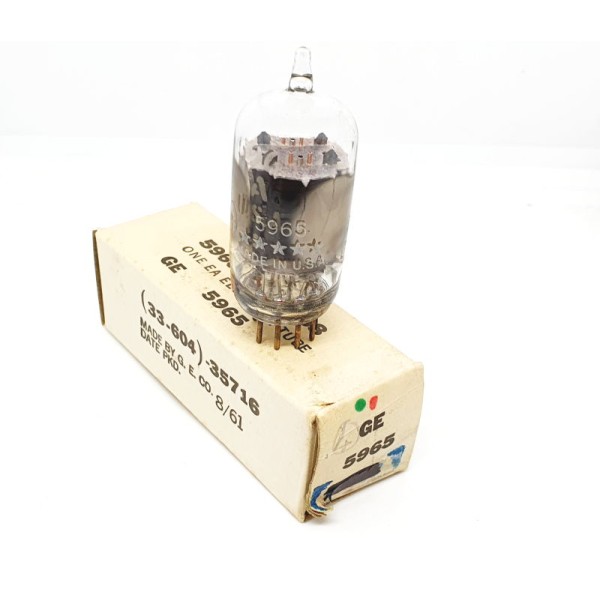 5965 - 12AV7 GE 5 Star NOS-NIB Singola (v4)