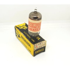 12AT7 - ECC81 SYLVANIA  USA NOS-NIB Rara da collezione / Rare Collectible Single (v293)