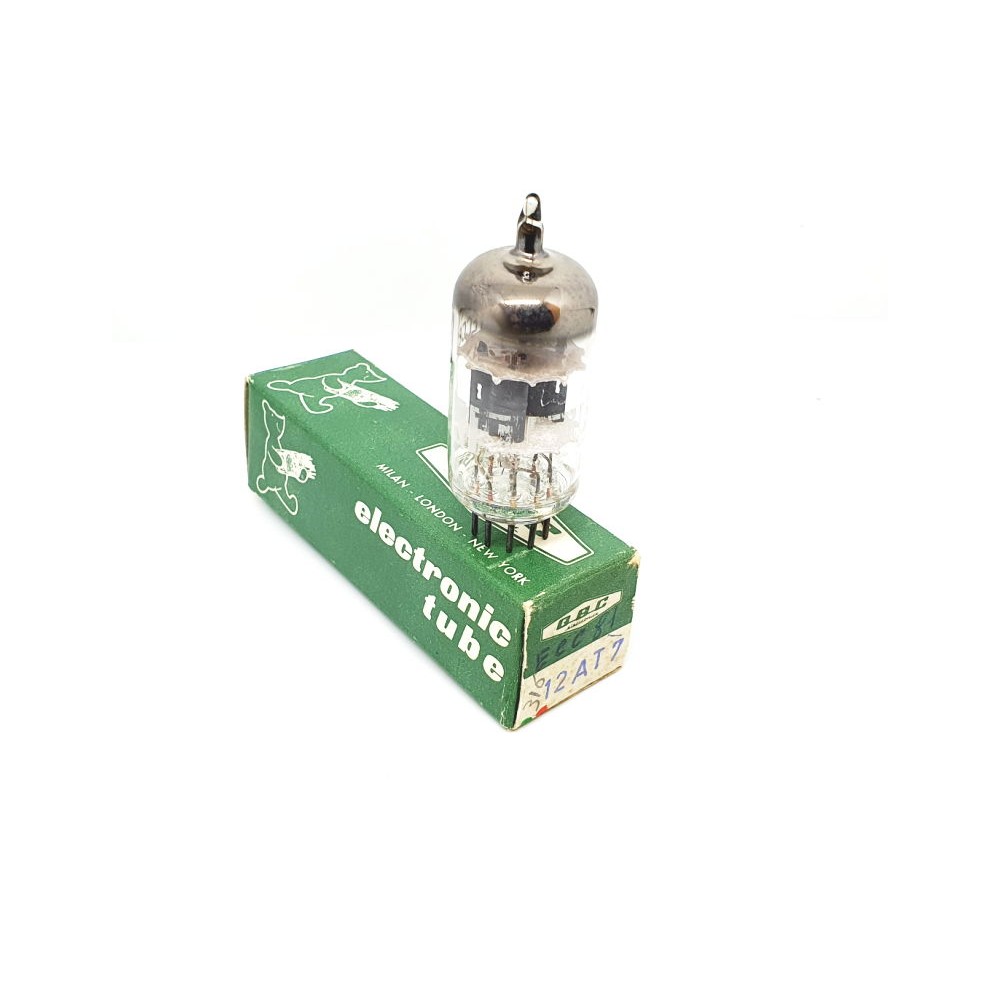 12AT7 - ECC81 GBC by ATES Italy RCA license NOS-NIB Single (v316)